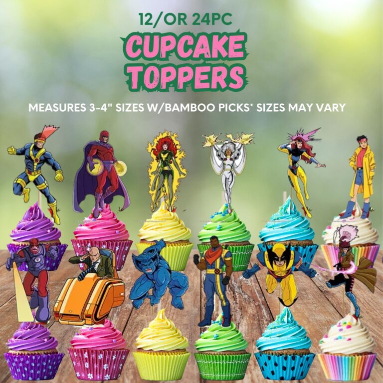 X-Men Toppers (Cupcake)