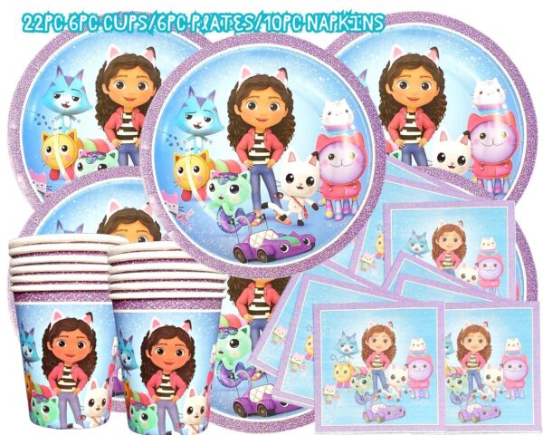 Gabbys Dollhouse Tableware