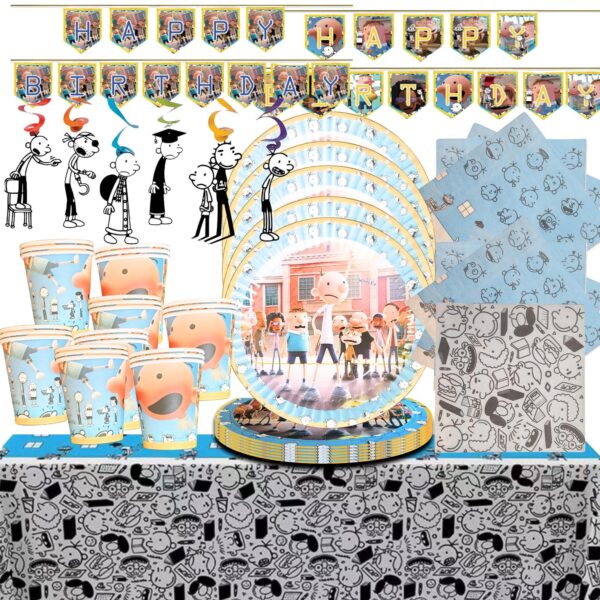 Diary of a Wimpy Kid Decorations (Hanging Swirls) - 6PC