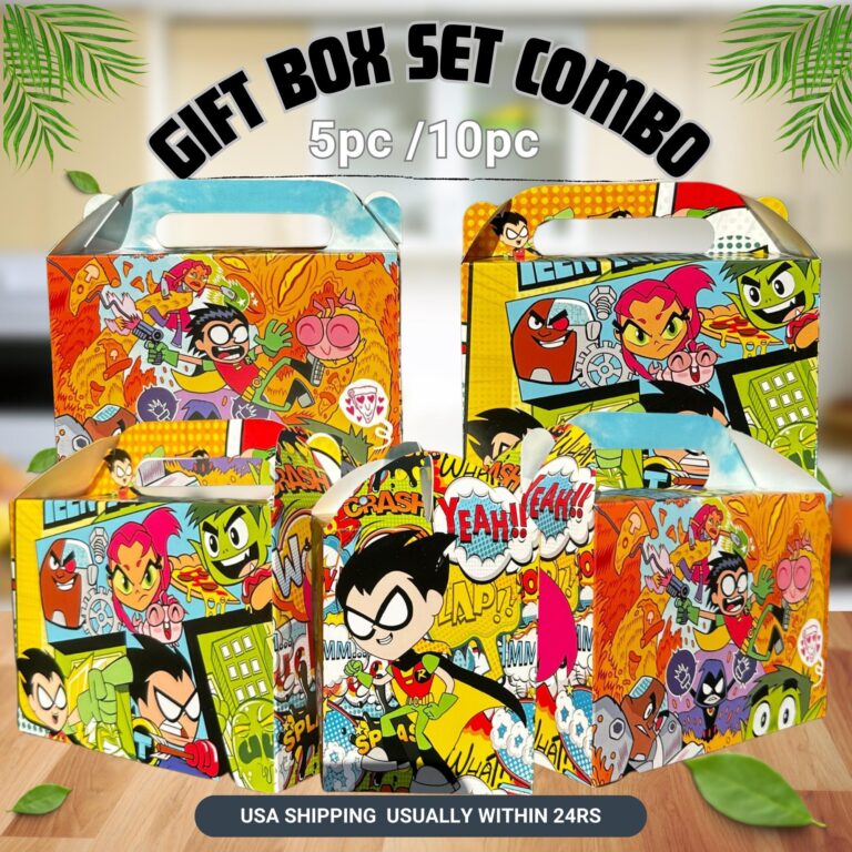 Teen Titans Gift Box and Accessories
