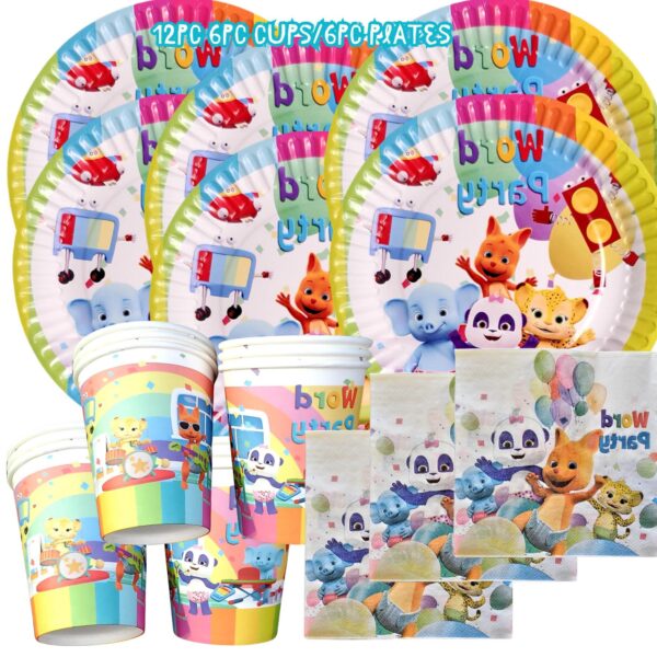 Word Party Tableware - Image 6