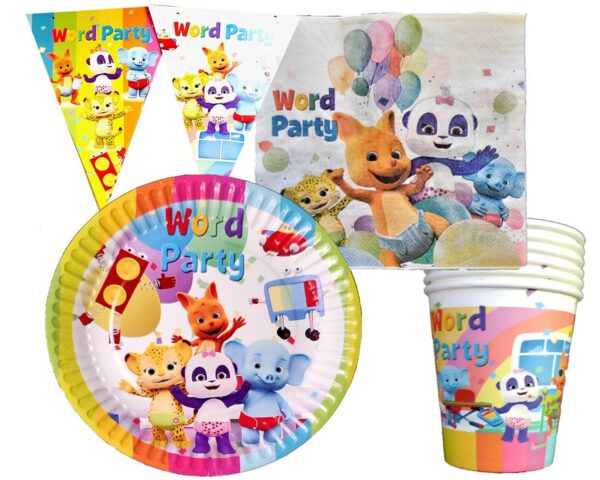 Word Party Tableware - Image 10