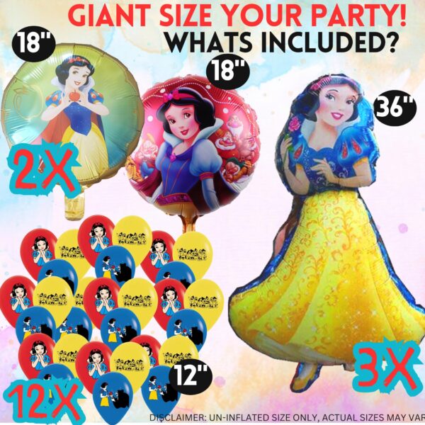 Snow White Balloons - Image 9