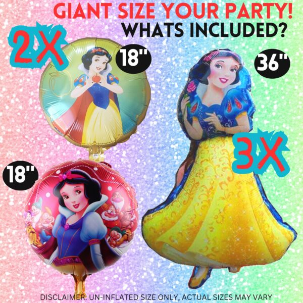 Snow White Balloons - Image 2