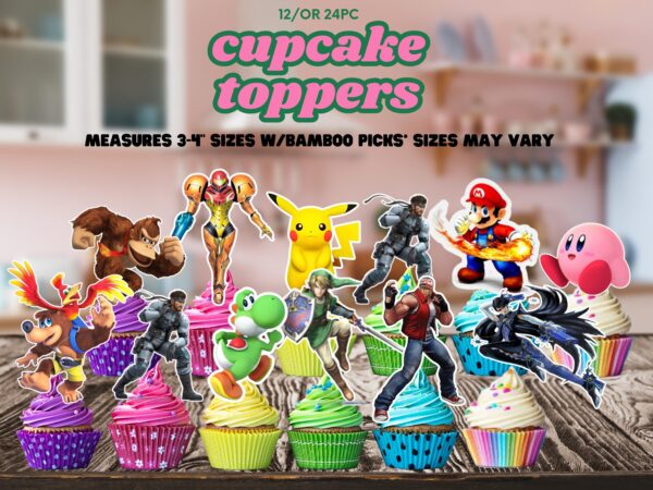 Super Smash Bros Toppers - Image 3