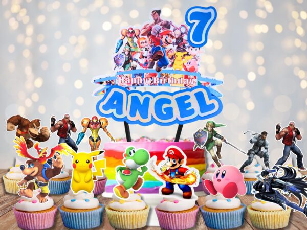 Super Smash Bros Toppers