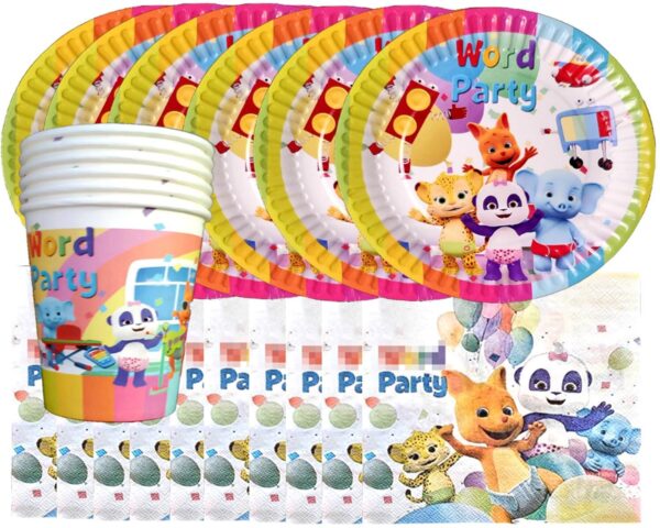 Word Party Tableware