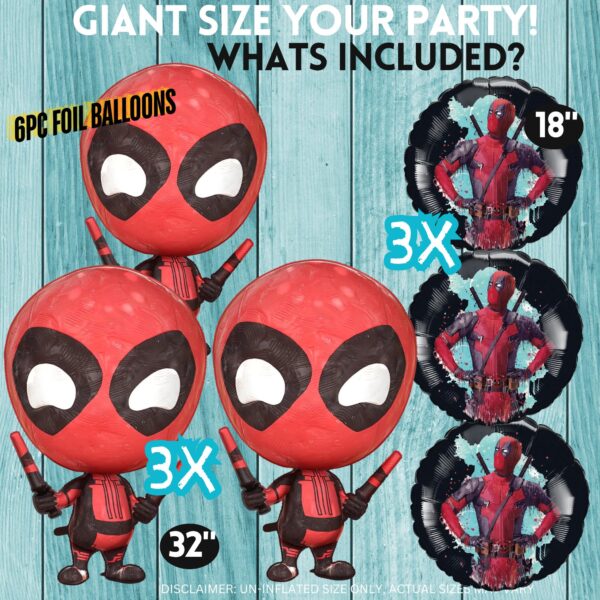 Deadpool and Wolverine Balloons - Image 3