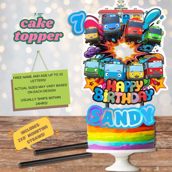 Tayo The Little Bus Toppers - Image 4