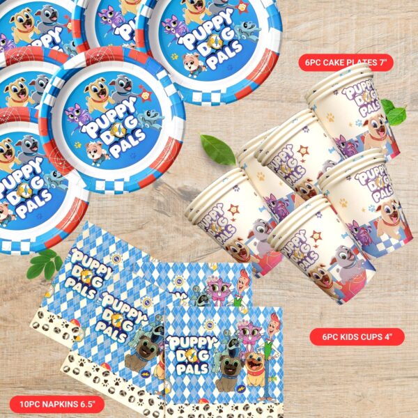 Puppy Dog Pals (Blue) Tableware - Image 13