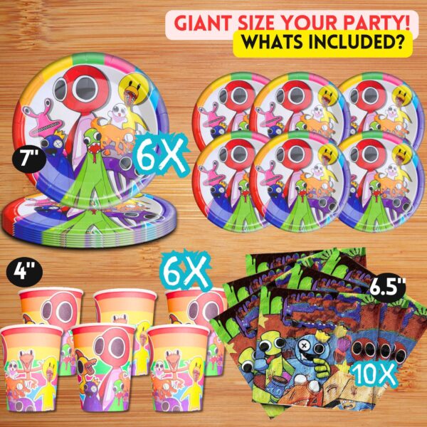 Rainbow Friends Tableware - Image 2