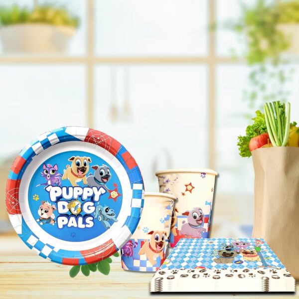 Puppy Dog Pals (Blue) Tableware - Image 7