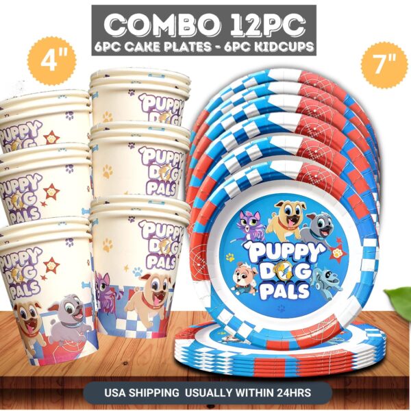 Puppy Dog Pals (Blue) Tableware - Image 8